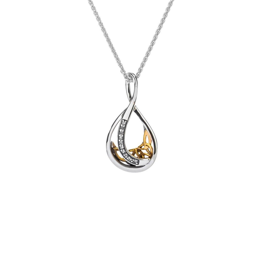 Trinity Teardrop Pendant | Keith Jack